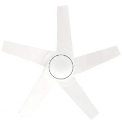 Stealth DC 54 in. LED Indoor White Ceiling Fan with Remote by Casablanca -Deals BEYOND LED TECHNOLOGY Store snow white casablanca ceiling fans with lights 59165 1f 1000