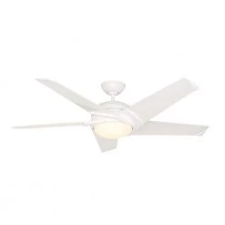 Stealth DC 54 in. LED Indoor White Ceiling Fan with Remote by Casablanca -Deals BEYOND LED TECHNOLOGY Store snow white casablanca ceiling fans with lights 59165 4f 1000