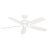 Utopian 52 in. Indoor/Outdoor Snow White Ceiling Fan by Casablanca -Deals BEYOND LED TECHNOLOGY Store snow white casablanca ceiling fans without lights 54037 64 1000