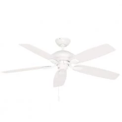 Utopian 52 in. Indoor/Outdoor Snow White Ceiling Fan by Casablanca
