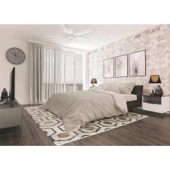 Durant 54 in. Indoor Snow White Ceiling Fan by Casablanca -Deals BEYOND LED TECHNOLOGY Store snow white casablanca ceiling fans without lights 54103 a0 1000