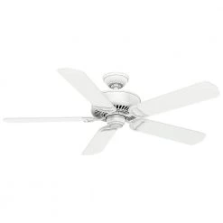 Panama DC 54 in. Indoor Snow White Ceiling Fan with Remote by Casablanca