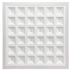 Designer Troffers Pixel Square Series 2 ft.x 2 ft. 5000 Lumens Integrated LED Flat Panel Light at 40-Watt 4000K (6-Pack) by BEYOND LED TECHNOLOGY -Deals BEYOND LED TECHNOLOGY Store white beyond led technology led panel lights 151397 1 4f 1000