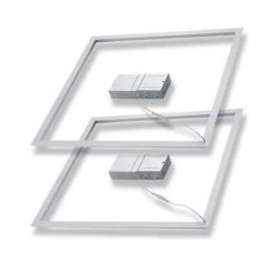 CCT Adjustable 23.74 in. x 23.74 in. 5000 Lumens Integrated LED Panel Light by BEYOND LED TECHNOLOGY -Deals BEYOND LED TECHNOLOGY Store white beyond led technology led panel lights 151399 2 4f 1000