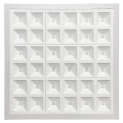 Designer Troffers Pixel Square Series 2 ft.x 2 ft. 5000 Lumens Integrated LED Flat Panel Light at 40-Watt 5000K (6-Pack) by BEYOND LED TECHNOLOGY -Deals BEYOND LED TECHNOLOGY Store white beyond led technology led panel lights 151736 1 4f 1000