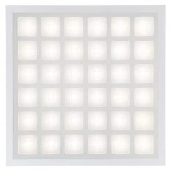 Designer Troffers Pixel Square Series 2 ft.x 2 ft. 5000 Lumens Integrated LED Flat Panel Light at 40-Watt 5000K (6-Pack) by BEYOND LED TECHNOLOGY