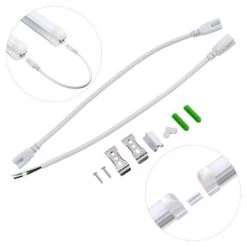 60-Watt Equivalent 94 in. Linear Tube LED Light Bulb 6500K (4-Pack) by BEYOND LED TECHNOLOGY -Deals BEYOND LED TECHNOLOGY Store white beyond led technology led tube lights 151624 1 1f 1000