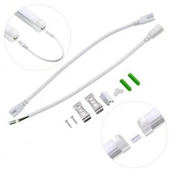 60-Watt Equivalent 94 in. Linear Tube LED Light Bulb 6500K (4-Pack) by BEYOND LED TECHNOLOGY -Deals BEYOND LED TECHNOLOGY Store white beyond led technology led tube lights 151624 1 44 1000