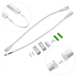 30-Watt Equivalent 48 in. Linear Tube LED Light Bulb 6500K (4-Pack) by BEYOND LED TECHNOLOGY -Deals BEYOND LED TECHNOLOGY Store white beyond led technology led tube lights 151717 1 44 1000