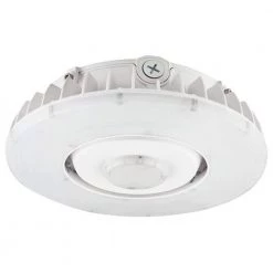 KP Series 300-Watt Equivalent Integrated LED White Housing Parking Garage Area Light Adjustable CCT 3000-5000K by BEYOND LED TECHNOLOGY