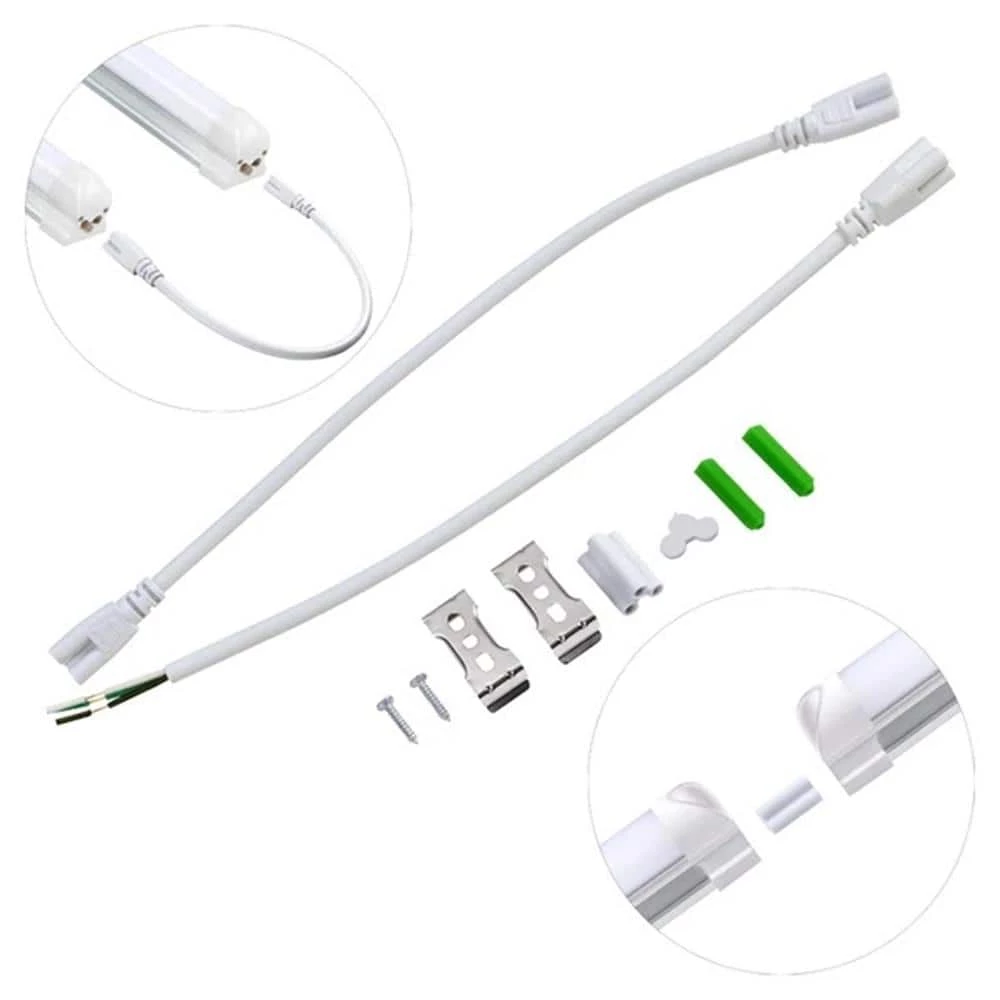 Yonah 4 ft. 30-Watt LED Linkable Integrated Tube Light 4200 Lumens 6500K Striped Lens (4-Pack) by BEYOND LED TECHNOLOGY 7 Yonah 4 ft. 30-Watt LED Linkable Integrated Tube Light 4200 Lumens 6500K Striped Lens (4-Pack) by BEYOND LED TECHNOLOGY - Image 5