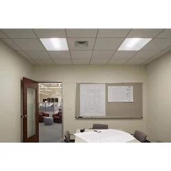 Adjustable-Watt 24 in. x 48 in. 39-Watt Equivalent Integrated LED White Troffer Light 5000K by BEYOND LED TECHNOLOGY -Deals BEYOND LED TECHNOLOGY Store white beyond led technology troffers 153497 1f 1000