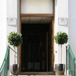 Mint 60-Watt Equivalent Integrated LED White Housing Mini Wall Pack Light 7500 Lumens 5000K by BEYOND LED TECHNOLOGY -Deals BEYOND LED TECHNOLOGY Store white beyond led technology wall pack lights 151419 31 1000