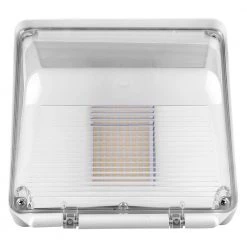 Mint 60-Watt Equivalent Integrated LED White Housing Mini Wall Pack Light 7500 Lumens 5000K by BEYOND LED TECHNOLOGY -Deals BEYOND LED TECHNOLOGY Store white beyond led technology wall pack lights 151419 44 1000