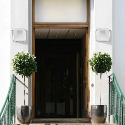 Mint 40-Watt Equivalent Integrated LED White Housing Mini Wall Pack Light 5000 Lumens 5000K by BEYOND LED TECHNOLOGY -Deals BEYOND LED TECHNOLOGY Store white beyond led technology wall pack lights 151420 31 1000