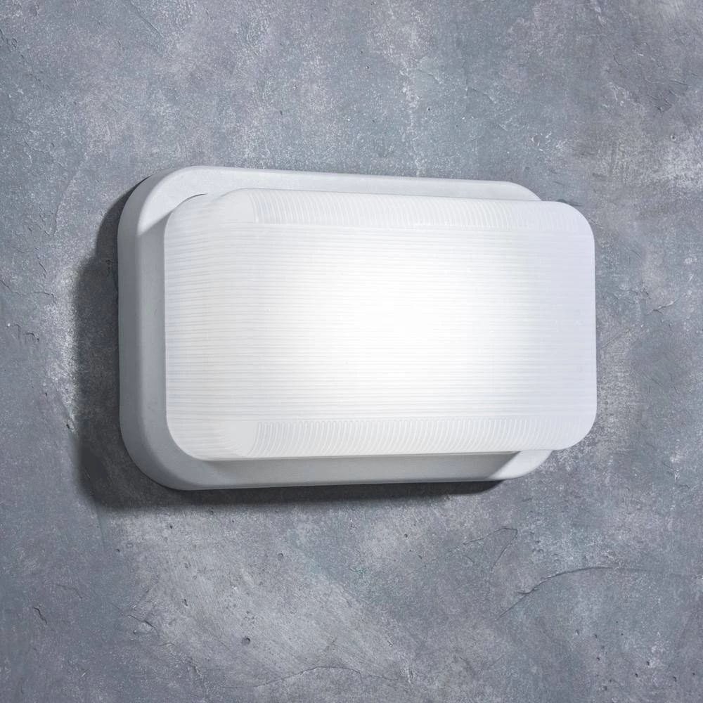 Coastal Hatteras White Outdoor Integrated LED Bulkhead Wall Lantern by LUTEC 4 Coastal Hatteras White Outdoor Integrated LED Bulkhead Wall Lantern by LUTEC - Image 2