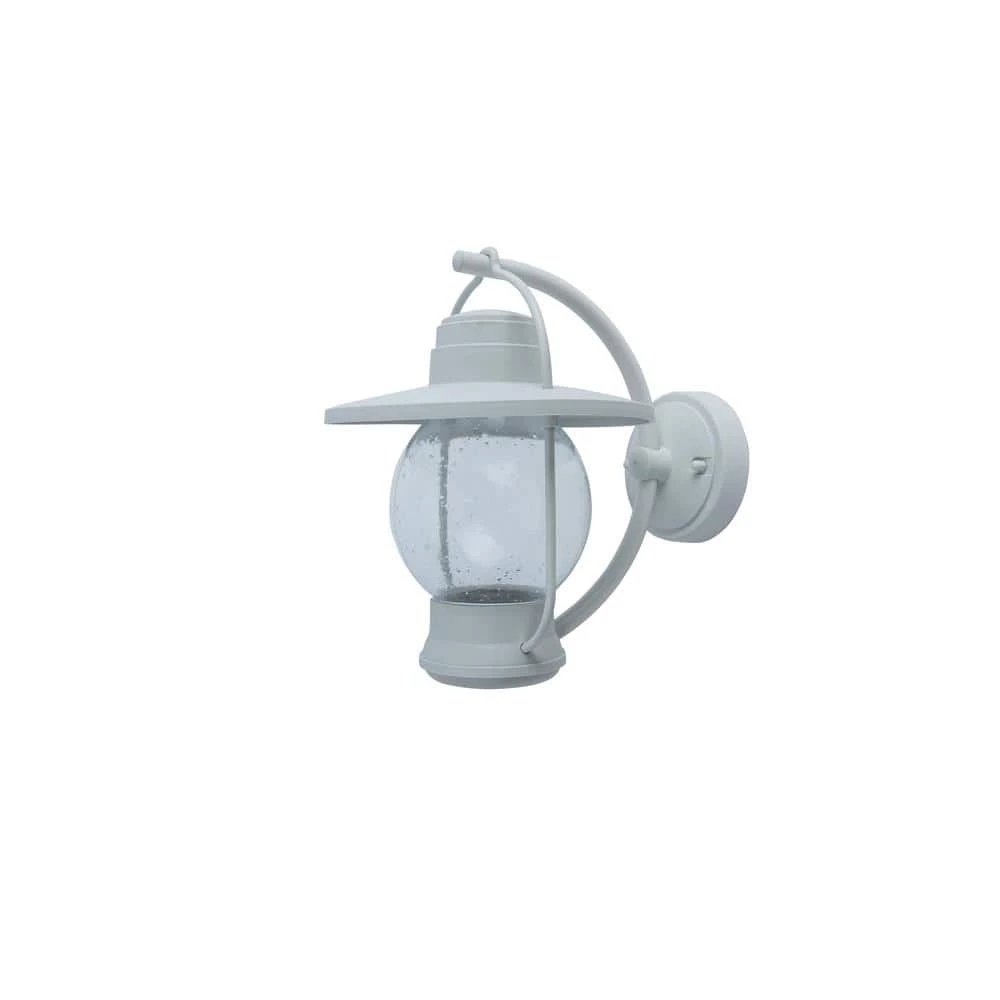 Coastal Nantucket 1-Light White Outdoor Wall Lantern Sconce by LUTEC 5 Coastal Nantucket 1-Light White Outdoor Wall Lantern Sconce by LUTEC - Image 3