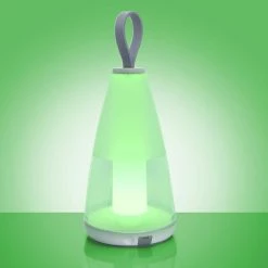 11.5 in. White Outdoor Portable Table Lamp by LUTEC -Deals BEYOND LED TECHNOLOGY Store white lutec outdoor table lamps 8500102331 40 1000